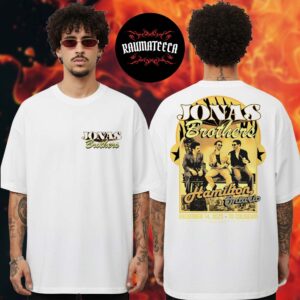 Jonas Brothers Greetings From Your Hometown Hamilton ON Two Sided Unisex T-Shirt