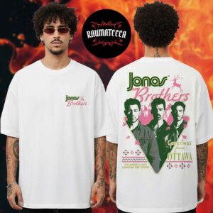 Jonas Brothers Greetings From Your Hometown Ottawa ON Two Sided Unisex T-Shirt