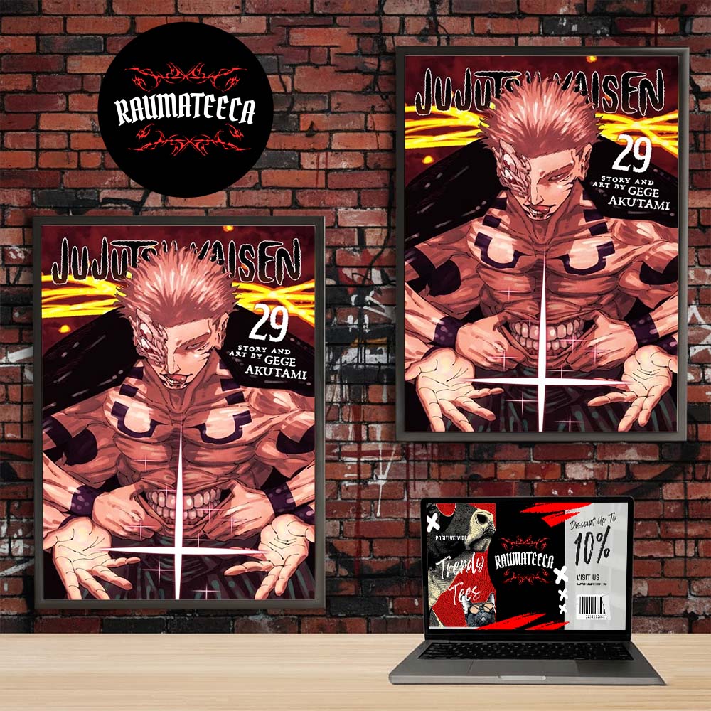 Jujutsu Kaisen Merch Volume 29 Art By Gege Akutami Sukuna Home Decor Poster Canvas Jujutsu Kaisen Merch Volume 29 Art By Gege Akutami Sukuna Home Decor Poster Canvas