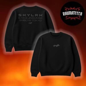 Justin Bieber SKYLRK Collection Pop Up Tokyo Merch Logo Two Sided Sweatshirt