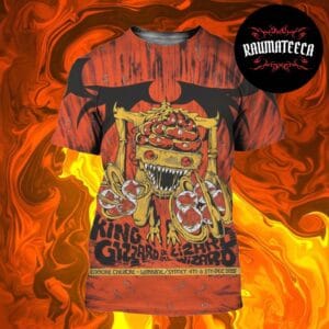 King Gizzard And The Lizard Wizard Poster Show At Enmore Theatre In Warrane Sydney On December 4 5 2025 All Over Print Shirt