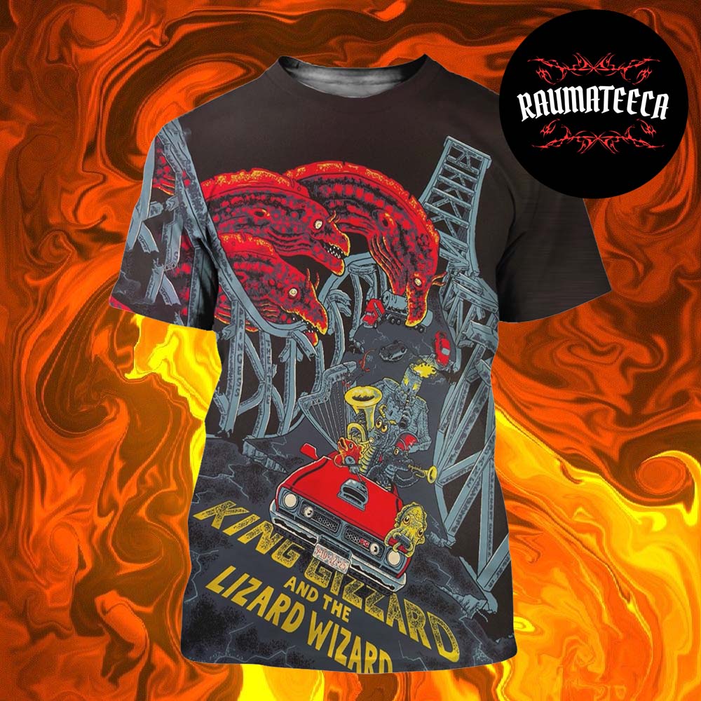 King Gizzard And The Lizard Wizard Poster Show At Princess Theatre In Brisbane AU On December 9 10 2025 All Over Print Shirt King Gizzard And The Lizard Wizard Poster Show At Princess Theatre In Brisbane AU On December 9 10 2025 All Over Print Shirt