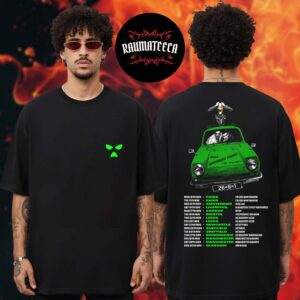 Kneecap Merch Irish Independence Traders Tour Two Sided Unisex T-Shirt