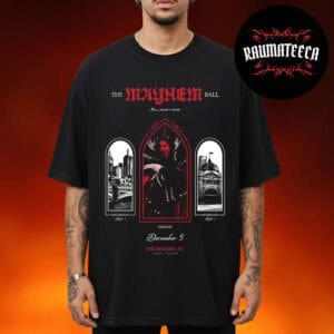 Lady Gaga Poster Show Melbourne Night 1 The Mayhem Ball Tour 2025-2026 At Marvel Stadium In Melbourne AU On December 5 2025 Unisex T-Shirt