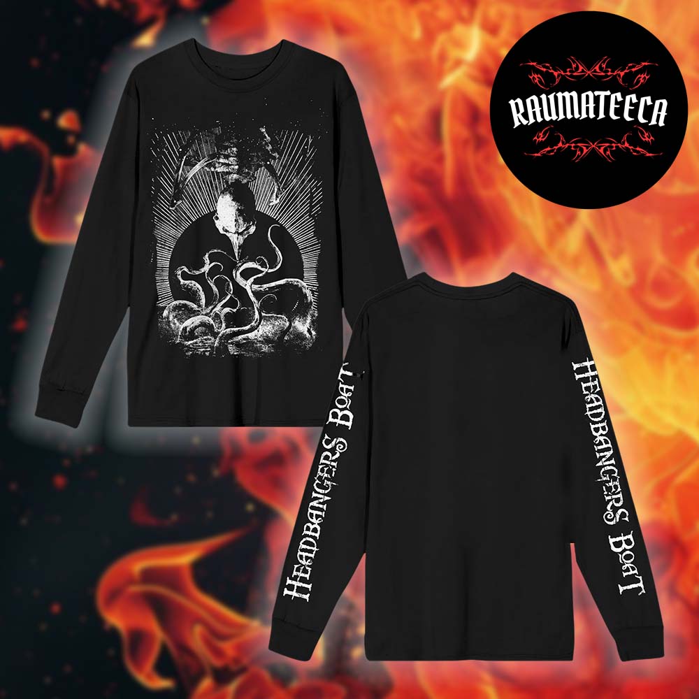 Lamb Of God Merch Headbangers Boat 2025 Collection Etching LongsleeveShirt Lamb Of God Merch Headbangers Boat 2025 Collection Etching LongsleeveShirt