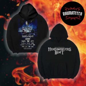 Lamb Of God Merch Headbangers Boat 2025 Collection Line Up Two Sided Unisex HoodieShirt
