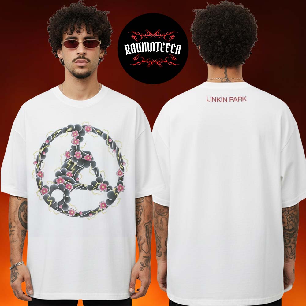 Linkin Park Merch Peace And After Collection Wabori Two Sided Unisex T-Shirt Linkin Park Merch Peace And After Collection Wabori Two Sided Unisex T-Shirt