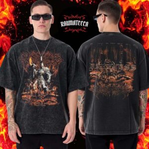 Lorna Shore Merch Live In Darkness Two Sided Washed T-Shirt