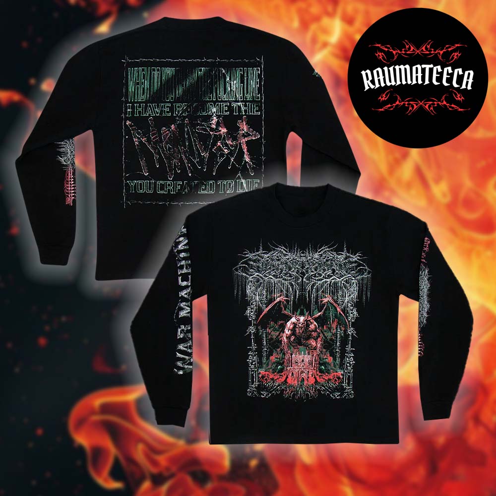 Lorna Shore Merch War Machine Unisex LongSleeve Shirt Lorna Shore Merch War Machine Unisex LongSleeve Shirt