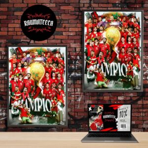 Morocco Have Been Crowned FIFA Arab Cup Champions Home Decor Poster Canvas