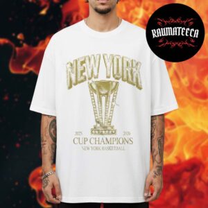 NBA Cup Champions Merch New York Knicks Cup Champs Unisex T-Shirt