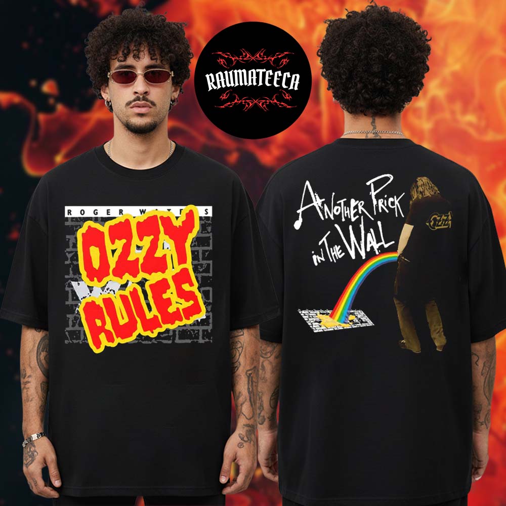 Ozzy Osbourne Merch Limited Edition Another Prick In The Wall Two Sided Unisex T-Shirt Ozzy Osbourne Merch Limited Edition Another Prick In The Wall Two Sided Unisex T-Shirt