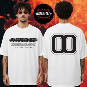 Playboi Carti Merch Antagonist 2.0 00 White Unsiex T-Shirt