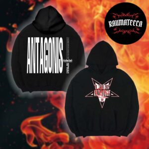 Playboi Carti Merch Antagonist Star Black & Red Hoodie Shirt