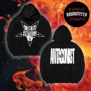 Playboi Carti Merch Antagonist Tour 2.0 Black HoodieShirt