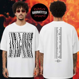 Playboi Carti Merch Antagonist Tour 2.0 White Tour Unisex T-Shirt