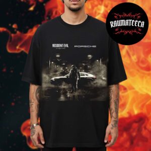 Resident Evil Requiem x Porsche Cayenne Turbo GT With Leon Returns To Save The Day Unisex T-Shirt