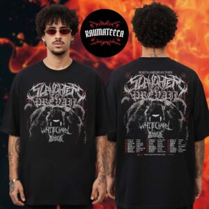 Slaughter To Prevail x Whitechapel North America Spring Tour 2026 Schedule Two Sided Unisex T-Shirt