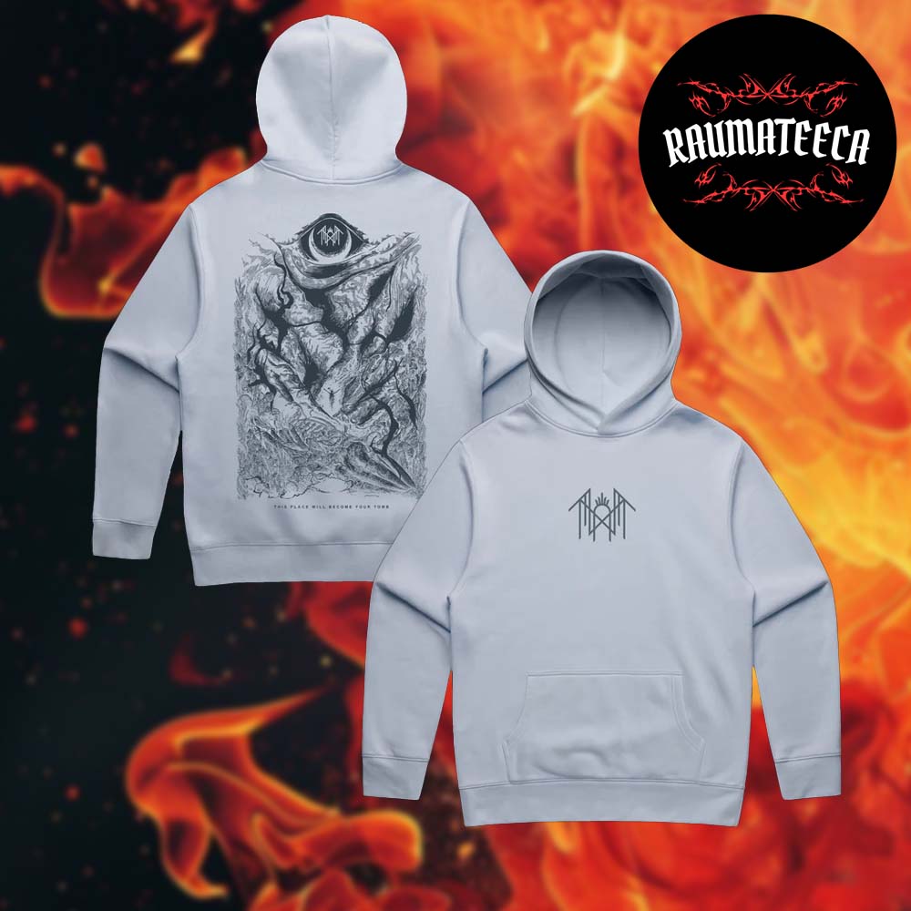 Sleep Token x Merch Jungle Aetas Collection Watcher Powder Blue HoodieShirt Sleep Token x Merch Jungle Aetas Collection Watcher Powder Blue HoodieShirt