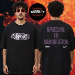 Slipknot X Welcome Skateboards Collab Collection Merch Annihilation Two Sided Unisex T-Shirt