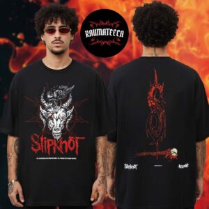 Slipknot X Welcome Skateboards Collab Collection Merch Spit It Out Two Sided Unisex T-Shirt