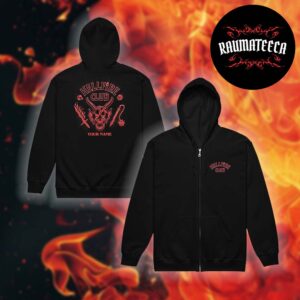 Stranger Things Merch Hellfire Club Zip Hoodie Shirt