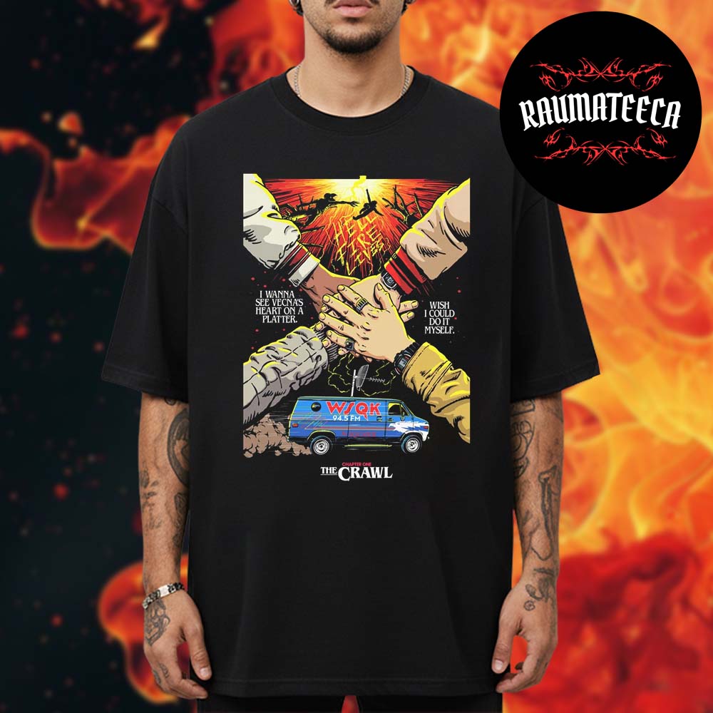 Stranger Things Merch Season 5 x Butcher Billy The Crawl Unisex T-Shirt Stranger Things Merch Season 5 x Butcher Billy The Crawl Unisex T-Shirt