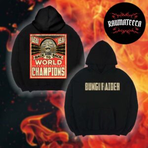 The Burnt Peanut New Official Merch World Champs Two Sided Unisex HoodieShirt