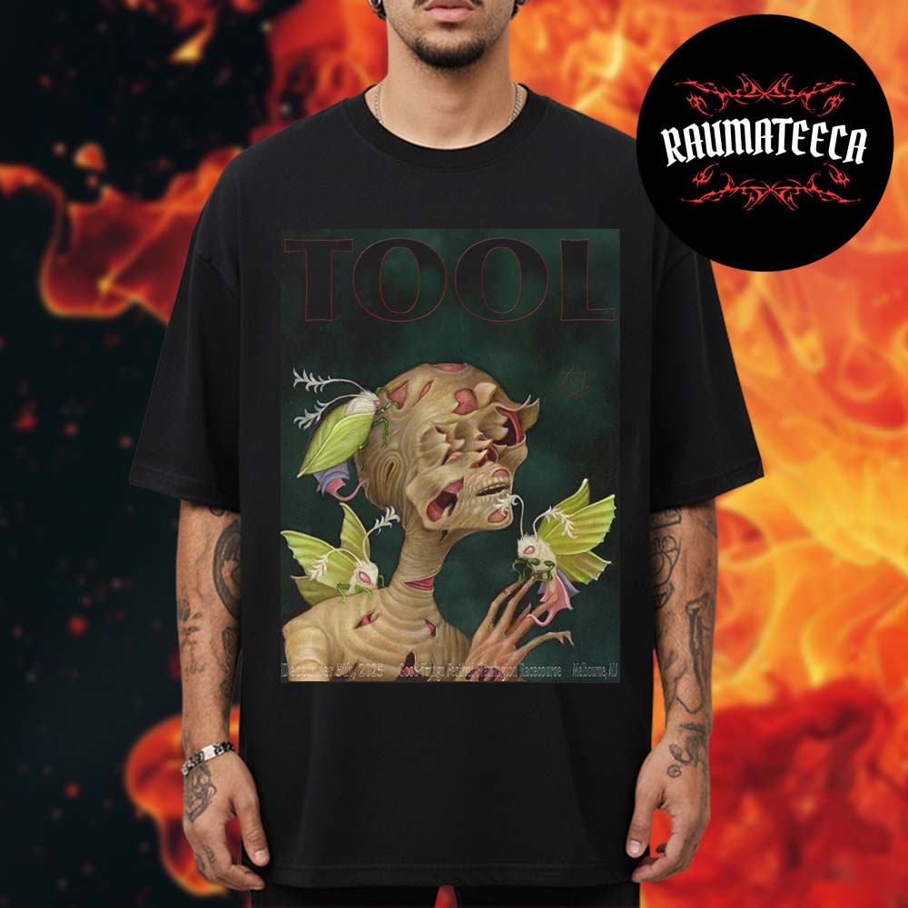 Tool Band Event Poster Good Things Festival At Flemington Racecourse In Melbourne AU On December 5 2025 Unisex T-Shirt Tool Band Event Poster Good Things Festival At Flemington Racecourse In Melbourne AU On December 5 2025 Unisex T-Shirt