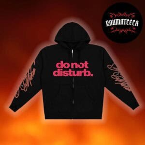 Young Miko Merch Collection Coliseo De Puerto Rico Do Not Disturb Zip Unisex Hoodie Shirt